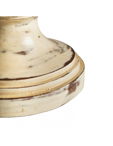 Lámpara De Sobremesa Provenzal Madera...