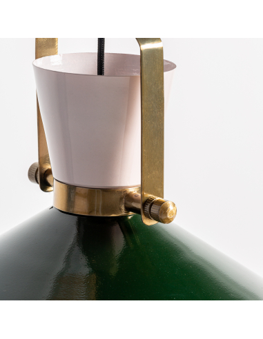 Lámpara De Techo Hierro Color Verde