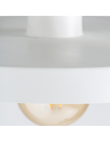 Lámpara De Techo Hierro y Madera Mango