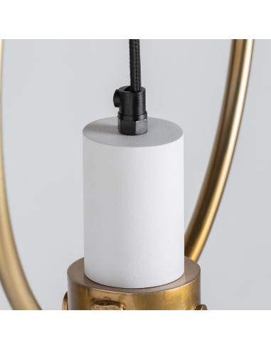 Lámpara De Techo Hierro Extensible