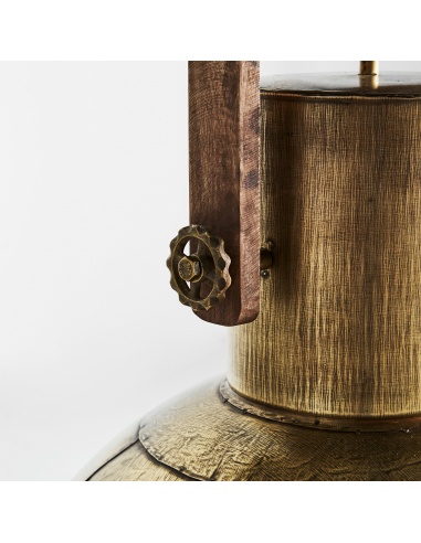 Lámpara De Techo Dorada