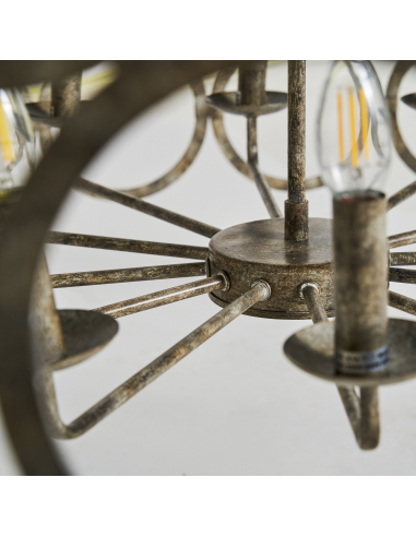 Lámpara De Techo Hierro Provenzal