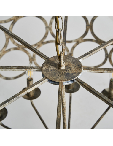 Lámpara De Techo Hierro Provenzal