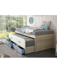 Cama compacta juvenil Coral 2