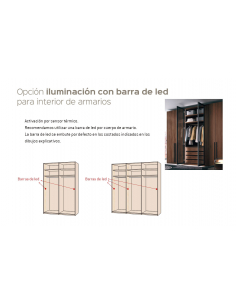 Iluminación con barra de...