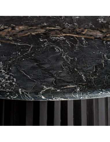 Mesa Comedor Plissé Negra