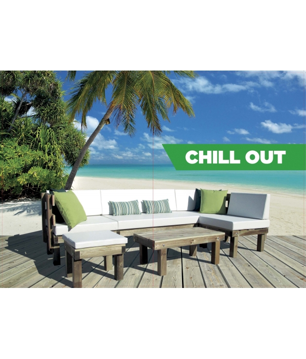 Sillón rinconera plaza Chill Out