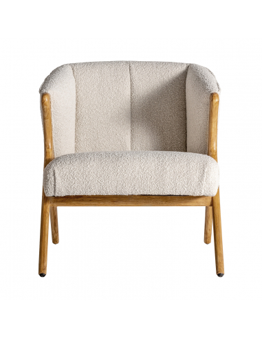 Sillón Prati Bouclé Blanco