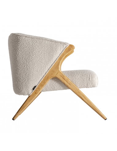 Sillón Prati Bouclé Blanco