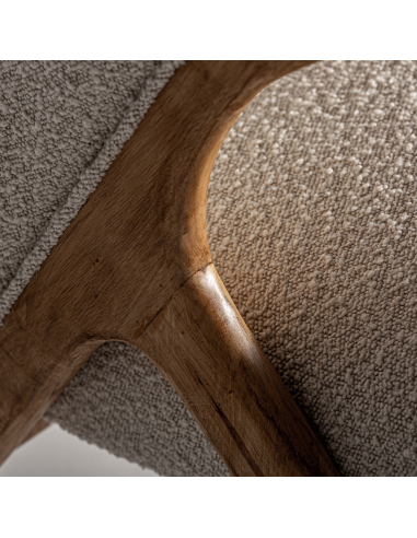 Sillón Prati Bouclé Blanco