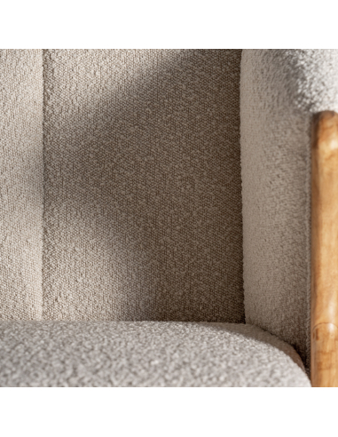 Sillón Prati Bouclé Blanco