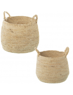 Set 2 cestos hojas de maíz...