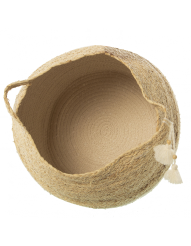 Set 2 cestos hojas de maíz/algodón