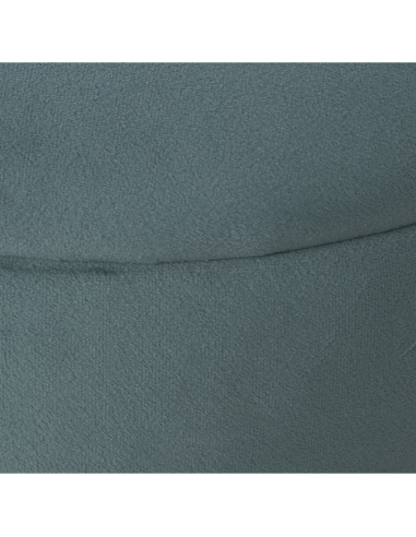 Puff almacenaje verde agua/azul