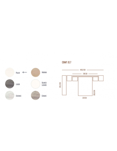 Composición dormitorio matrimonio...