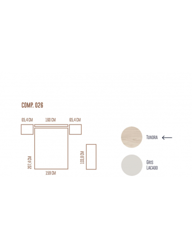 Composición dormitorio matrimonio New... Composición dormitorio matrimonio New...