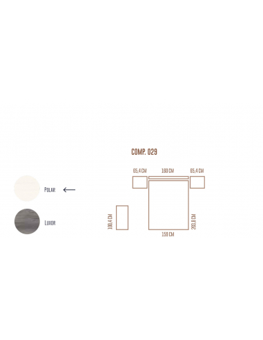 Composición dormitorio matrimonio New... Composición dormitorio matrimonio New...