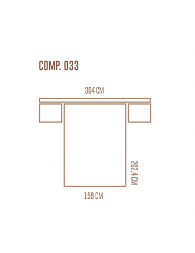 Composición dormitorio matrimonio...