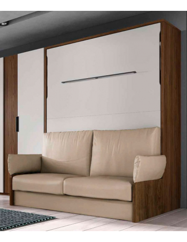 ▷ Cama abatible vertical con sofá Tegar