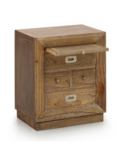 Mesilla de noche Merapi 4 cajones con bandeja 2