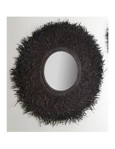 Espejo decorado pandan negro