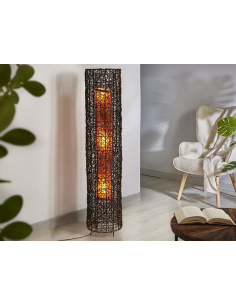 Lámpara pie rattán Kyoko...