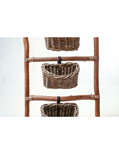 Escalera natural y macetero Kubu grey Escalera natural y macetero Kubu grey