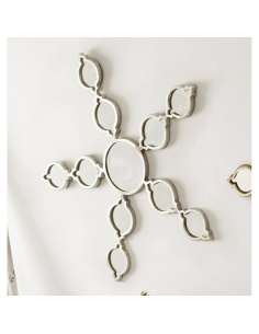 Espejo Dec Formas Plateado