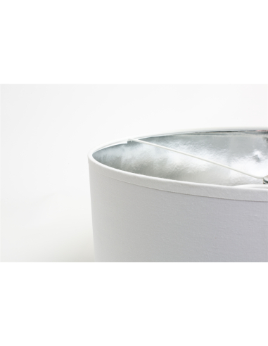 Lámpara techo resina mono plateado