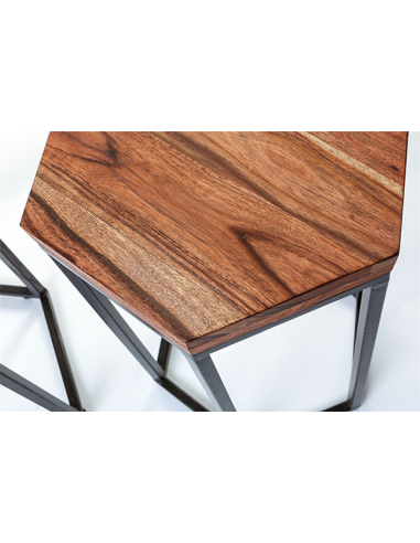 Set 3 mesas auxilares hexagonal...