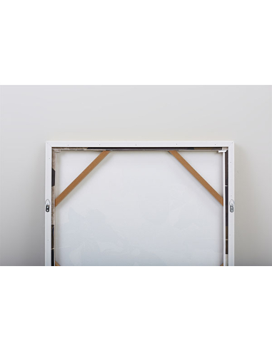 Lienzo impr. flores abs. m/natural