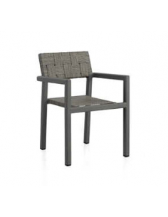 Conjunto jardín Cube sillas y mesa 90x90 cm 2