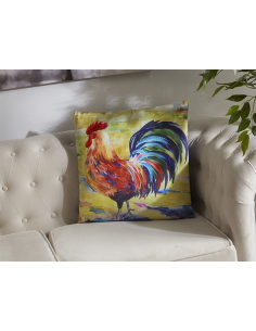 Cojín estampado gallo
