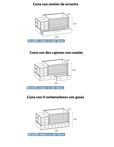 Cuna convertible en cama 30