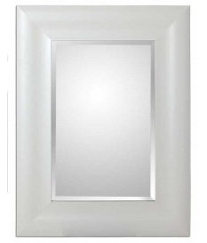 Espejo vintage madera blanca