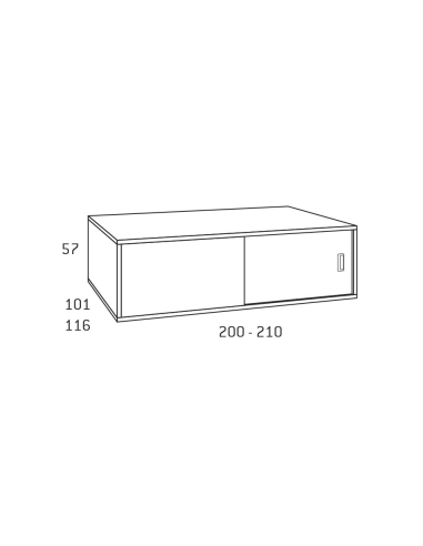 Compacto liso corredera derecha