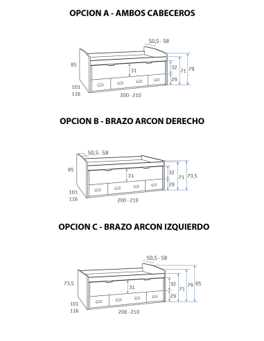 Compacto con nido oculto con...