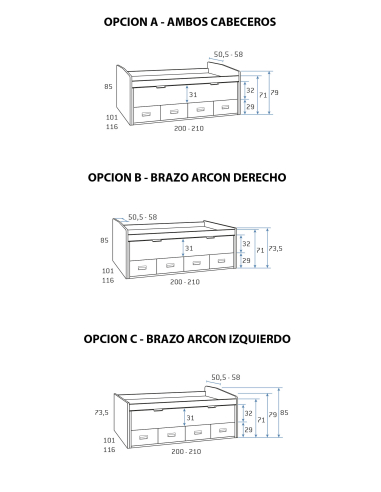Compacto con nido oculto y cuatro...