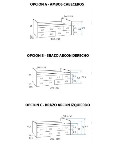 Compacto con dos contenedores, un...