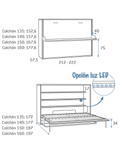 Cama abatible horizontal... 2
