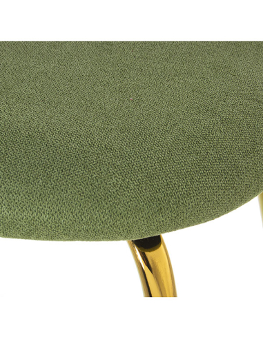 Set cuatro sillas terciopelo verde y... Set cuatro sillas terciopelo verde y...