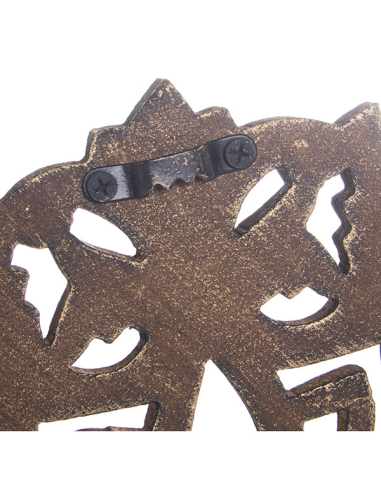 Set tres retablos madera calados...