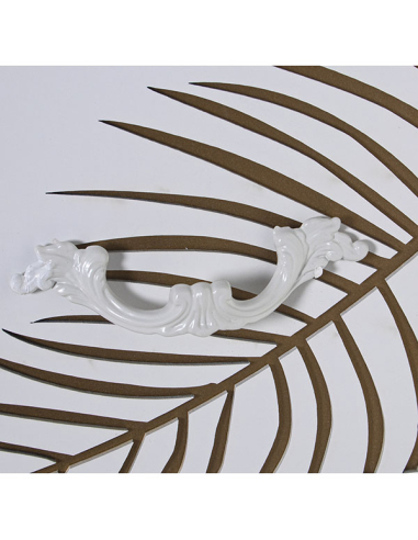 Cómoda madera tres cajones blanco...