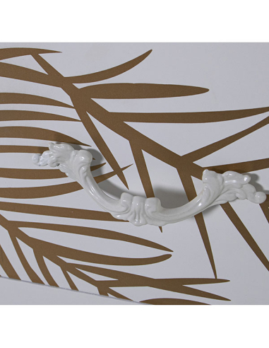 Cómoda madera tres cajones blanco...