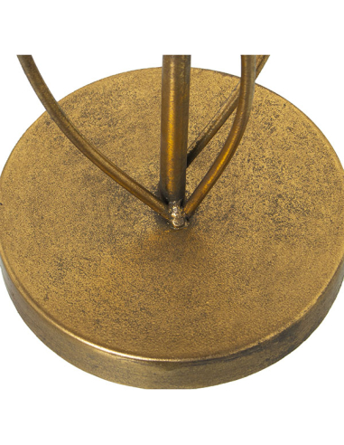 Lámpara de sobremesa metal dorada