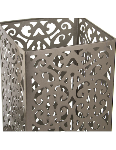 Paragüero metal cuadrado níquel plato...