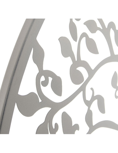 Aplique metal árbol blanco