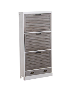 Mueble zapatero madera tres...