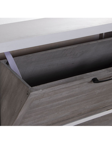 Mueble zapatero madera tres puertas...