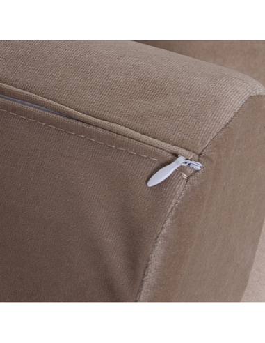 Banqueta pie de cama madera y tela...